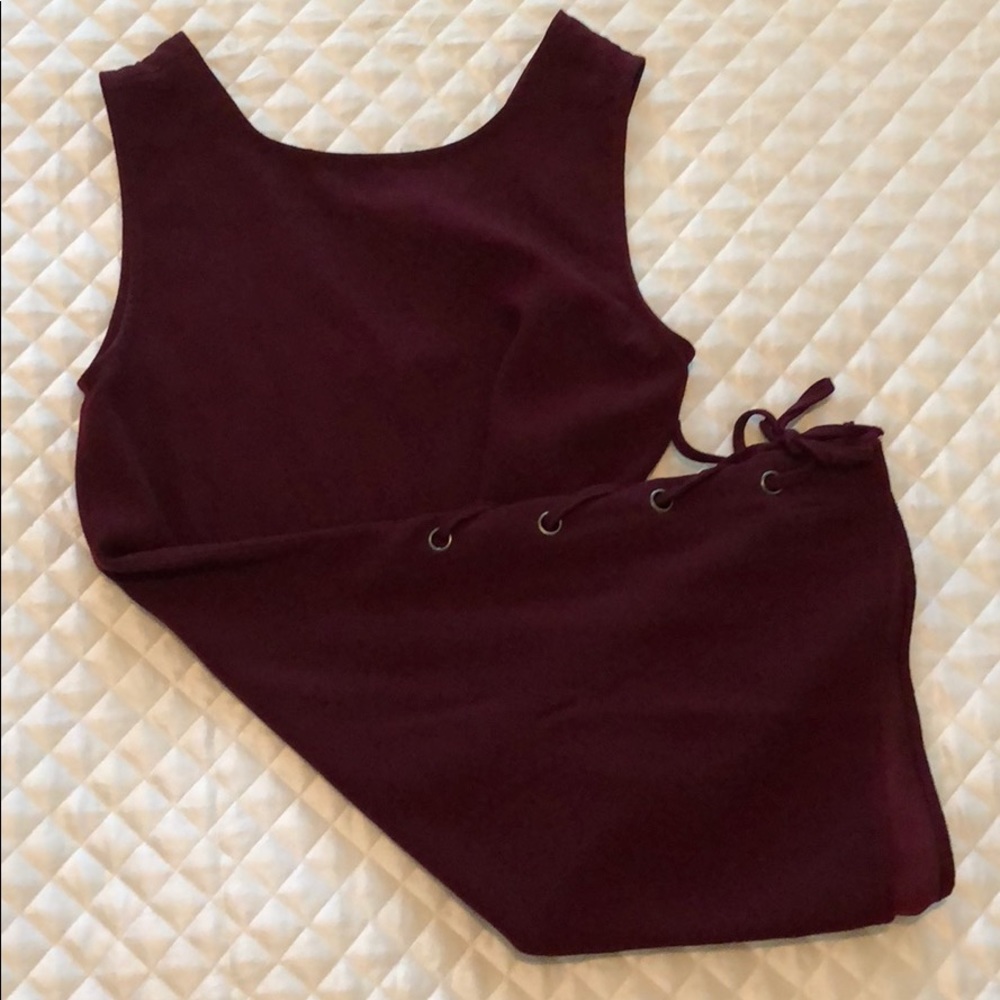 Super cute Burgandy dress